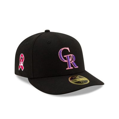 Colorado Rockies Gorra | New Era MLB Mother's Day Low Profile 59fifty Fitted Cap Mexico - Negros